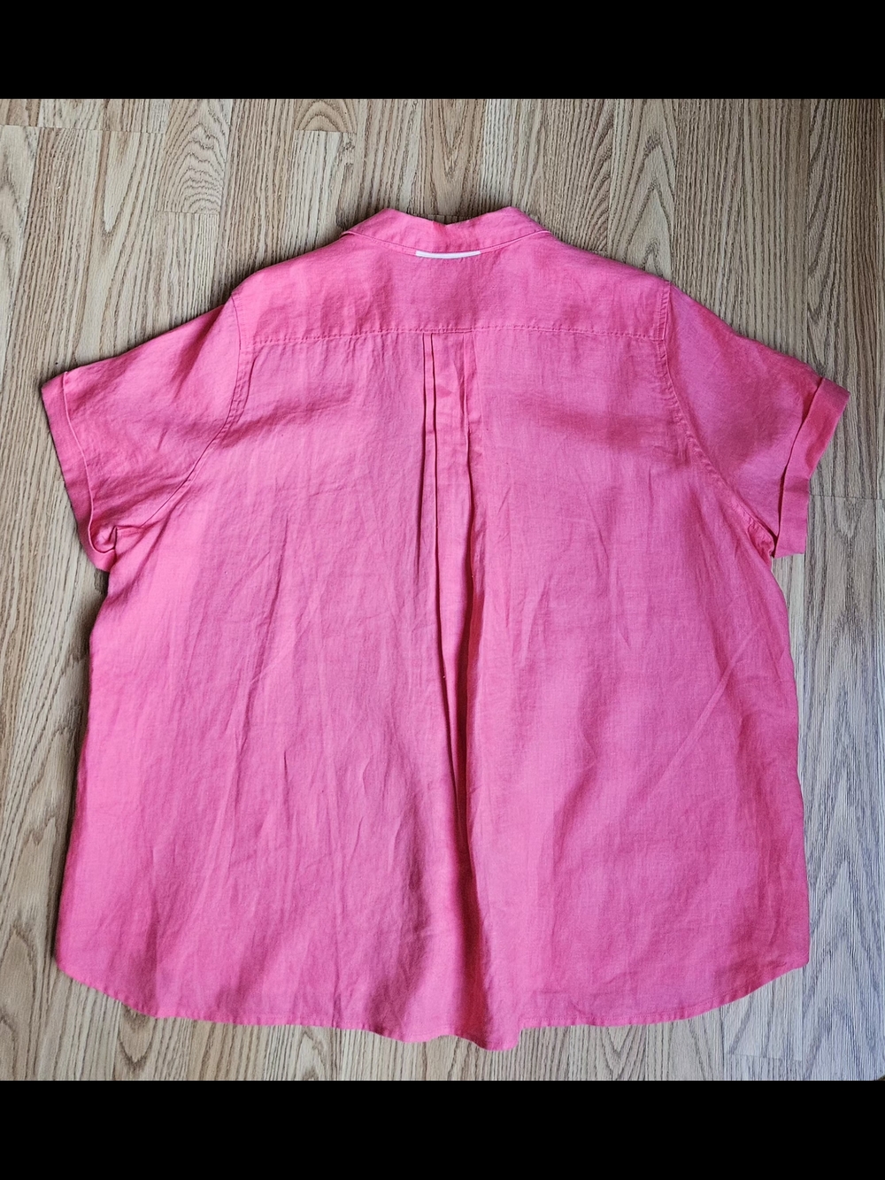 Tommy Bahama Coral Pink 100% Linen Button-Front Shirt - Picture 6 of 11